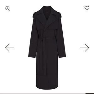 Skims BOYFRIEND FLEECE OVERSIZED TRENCH COAT nwt